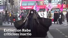 Extinction Rebellion protest criticises inaction over 1.5C climate change target