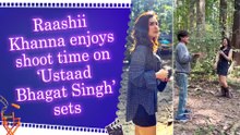 Raashii Khanna shares BTS clips of herself from the sets of Pawan Kalyan's 'Ustaad Bhagat Singh'