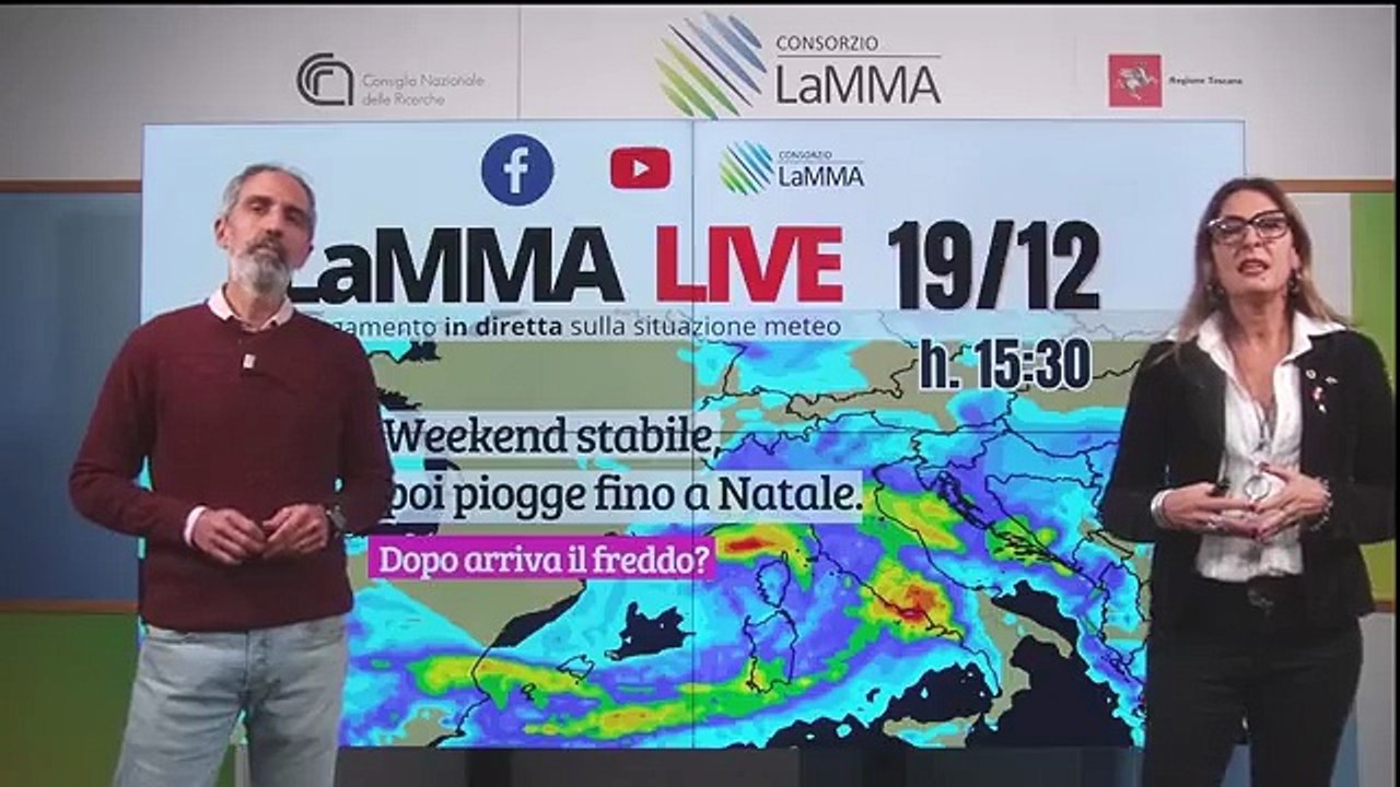 Meteo in Toscana, le previsioni del Lamma per i giorni di Natale