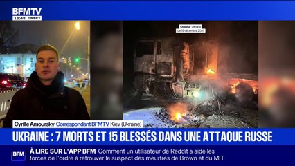 Une frappe de missile russe fait huit morts et plusieurs blessés dans la région d'Odessa en Ukraine