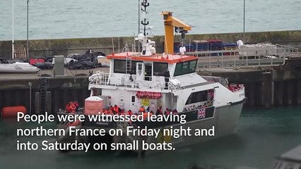 Groups arrive in Dover after busy night of small boat Channel crossings
