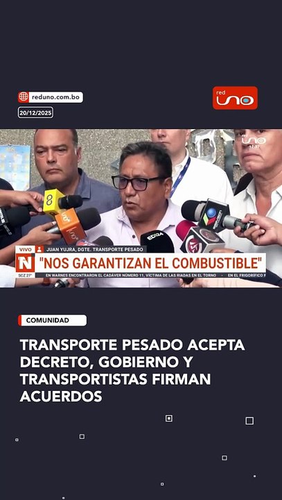 Transporte pesado acepta decreto, Gobierno y transportISTAS firman acuerdoS