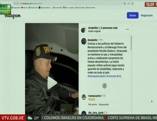 Vicepresidente Sectorial Diosdado Cabello: Venezuela se mantiene en paz y tranquilidad