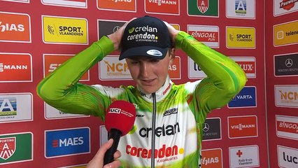 Cyclo-cross - Coupe du Monde UCI Anvers 2025 - Emiel Verstrynge : "Normalement je n'aime pas les courses dans le sable, mais là..."