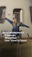 A German Wheelchair User Travel to Space