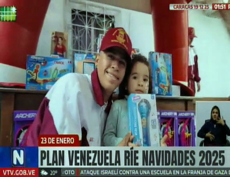 Caracas | Niñas y niños disfrutan de las actividades del Plan Venezuela Ríe Navidades 2025