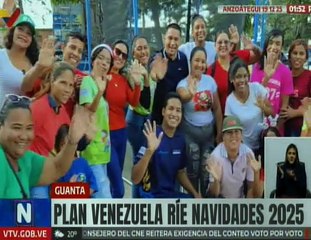 Anzoátegui | Familias disfrutan de las bondades que ofrece el Plan Venezuela Ríe Navidades 2025