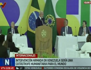 Presidente de Brasil alertó que intervención contra Venezuela sería una amenaza contra la región