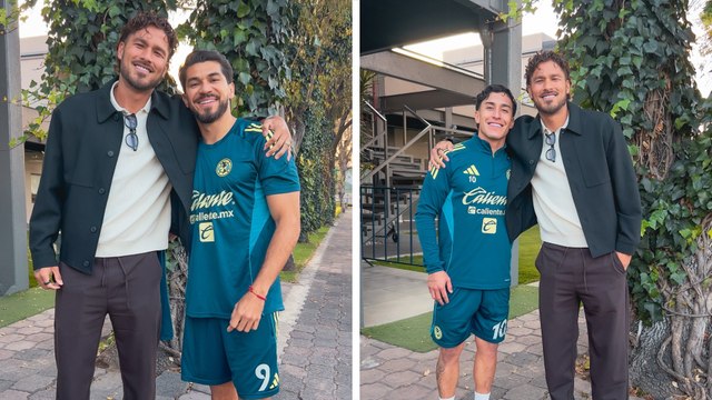 América recibe visita de lujo; Bruno Valdez se deja ver en Coapa