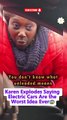 Part2 Karen Explodes Saying Electric Cars Are The Worst Idea Ever