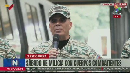 Venezuela | Defense Minister reaffirms commitment of Bolivarian Militias to the defense of nations