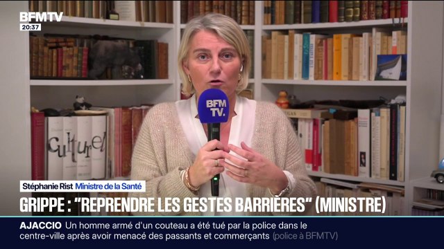 Épidémie de grippe: Il faut reprendre les gestes barrières , déclare Stéphanie Rist, ministre de la Santé