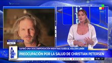 Facundo Arana habló del estado de Christian Petersen y los riesgos de escalar el volcán Lanín: "Estaba..."