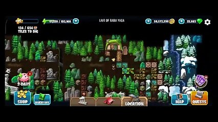 LAIR OF BABA YAGA, Diggy's Adventure, CHRISTMAS 2025, Tasks of the Story only.