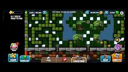 ROYAL PALACE OF FAERNIA, Diggy's Adventure, CHRISTMAS 2025, Tasks of the Story only.