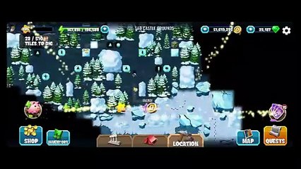 SAD CASTLE GROUNDS, Diggy's Adventure, CHRISTMAS 2025, Tasks of the Story only.