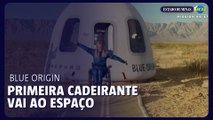 Blue Origin leva primeira cadeirante ao espaço