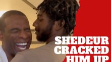 Shedeur Sanders had Deion Coach Prime Sanders cracking up
