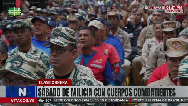 Sábado de Milicia: Vpdte. Sec. Padrino López se reúne con Cuerpos Combatientes de la Clase Obrera