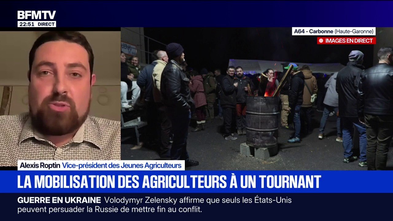 Colère des agriculteurs: "Sur le sujet de la DNC, on fait confiance à la science", déclare Alexis Roptin, vice-président des Jeunes Agriculteurs