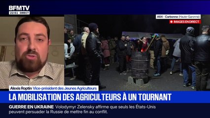 Colère des agriculteurs: "Sur le sujet de la DNC, on fait confiance à la science", déclare Alexis Roptin, vice-président des Jeunes Agriculteurs