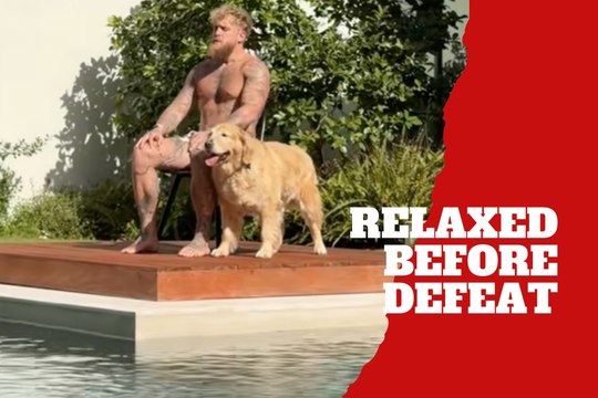 Jake Paul shows on TikTok that he was ready and relaxed hours before his fight with Anthony Joshua