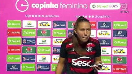 Craque da final, Brendha destaca conquista do Flamengo na Copinha Feminina