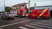 Grande aparato dos Bombeiros é mobilizado para atender adolescente no Santa Cruz