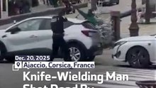 Knife Wielding Man Shot Dead By Police In France