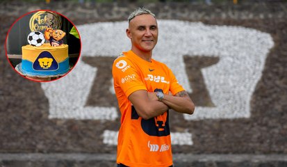Keylor Navas celebra su cumpleaños en Acapulco con pastel y rodeado de afición de Pumas