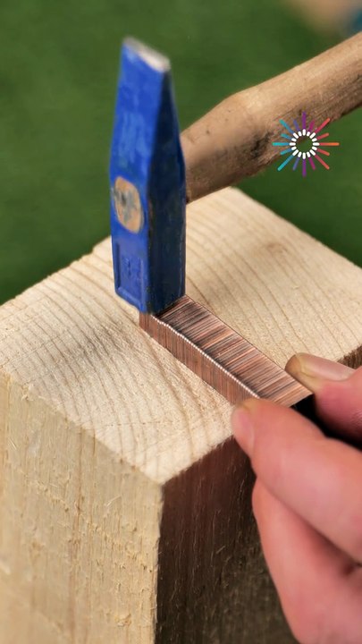 Satisfying ASMR wood clamping method🛠️