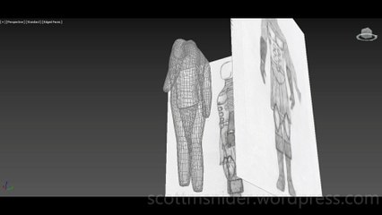 Flame: 3DS MAX Practice Polygon Modeling Model Video #32 (12-20-2025)