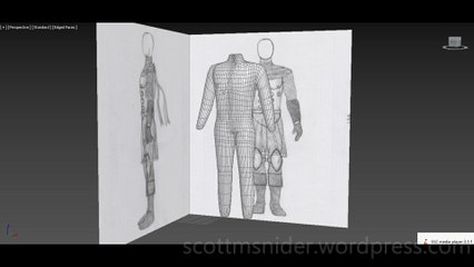 Flame: 3DS MAX Practice Polygon Modeling Model Video #34 (12-20-2025)