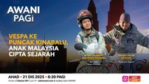 AWANI Pagi: Vespa ke puncak Kinabalu, anak Malaysia cipta sejarah
