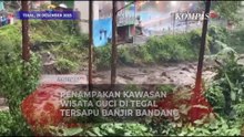 Penampakan Kawasan Wisata Guci di Tegal Tersapu Banjir Bandang