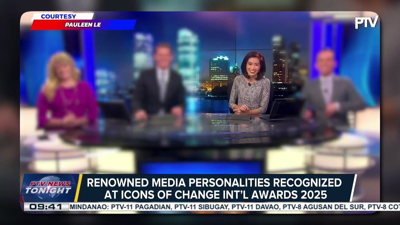 Renowned media personalities recognized at Icons of Change Int’l Awards 2025 - PTV Philippines (1080p, h264)