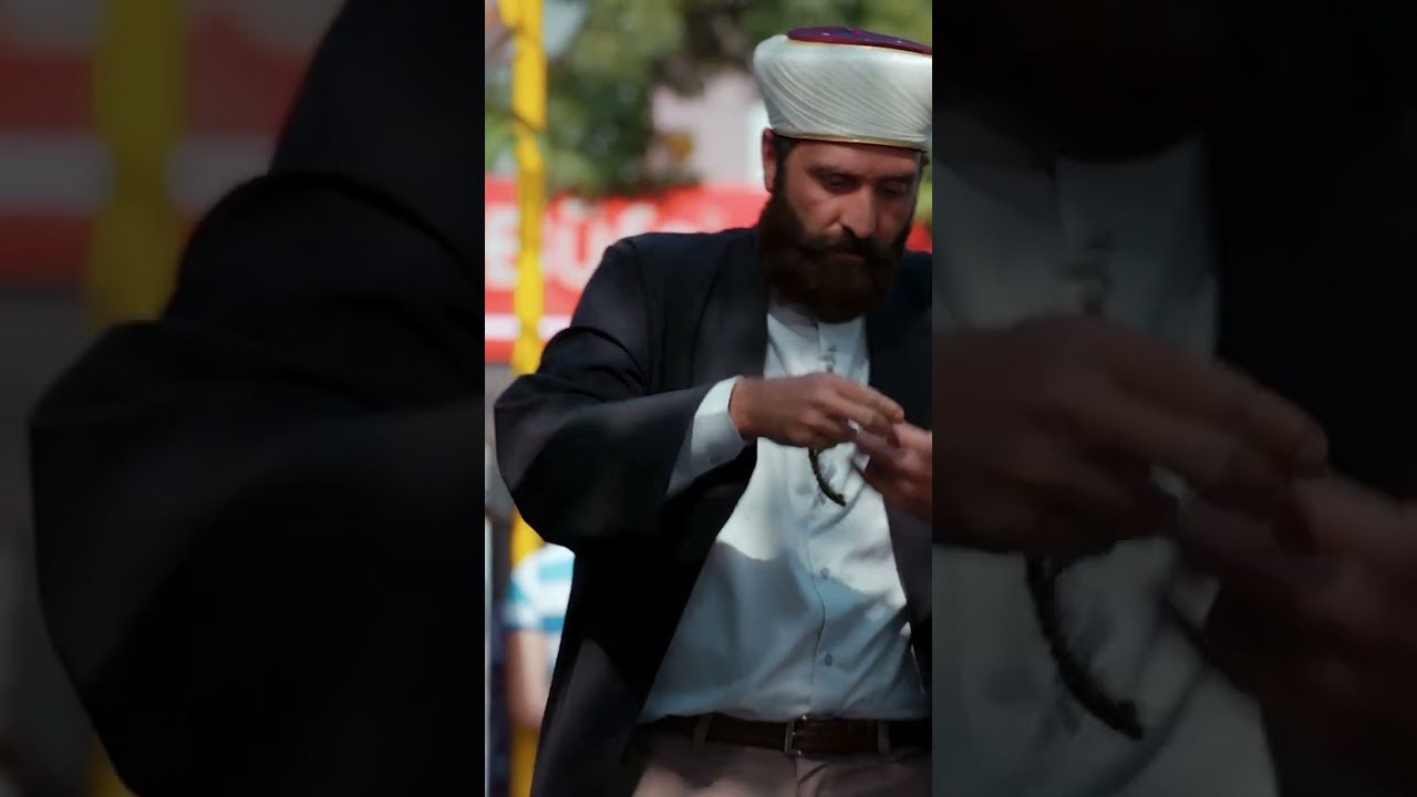السحلية هرب متخفي بملابس الشيخ 🙄 | مسلسل السحلية  #shorts #kertenkele  #مسلسلات_تركية #السحلية