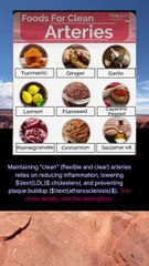 foods for clean arteries