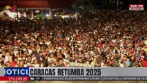 Pueblo venezolano disfruta las actividades y shows musicales del Caracas Retumba 2025