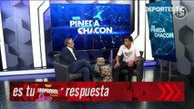 Con Pineda Chacón - Clinton Bennett, jugador club Olimpia