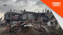 Hampir 100 mayat rakyat Palestin dijumpai di bawah runtuhan