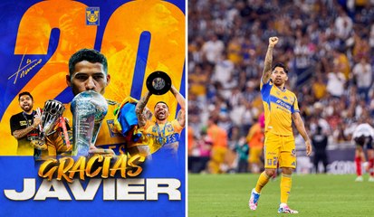 Tigres rompe el silencio tras las lágrimas de Javier Aquino: "Gracias multicampeón"