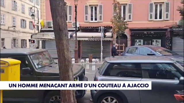 Homme armé d'un couteau à Ajaccio : ce que l'on sait de l'individu tué par la police dans le centre-ville