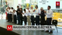 Claudia Sheinbaum inaugura central eléctrica Josefa Ortiz Téllez Girón en Querétaro