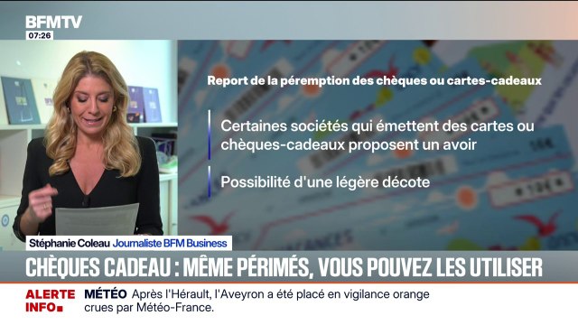 Chèques cadeau: même périmés, il est possible de les utiliser