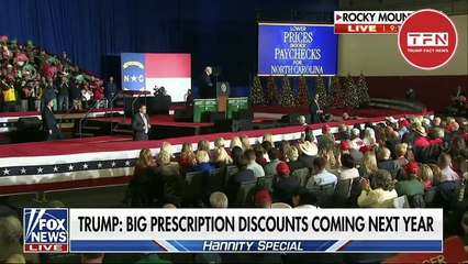 Regardez Donald Trump qui affirme dans un discours avoir contraint le Président Français Emmanuel Macron à "doubler voir tripler le prix des médicaments en France "