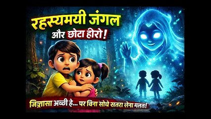 रहस्यमयी जंगल और छोटा हीरो | डर भी… सीख भी! | Kids Moral Thriller Story | Hindi Cartoon Story