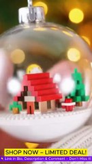 Christmas Ornaments 2025 Building Set Light-Up DIY Tree Decorations | 647 PCS