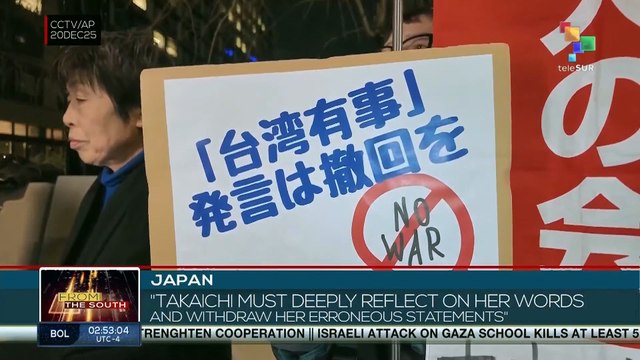 Japanese activists demand prime minister retracts Taiwan remarks