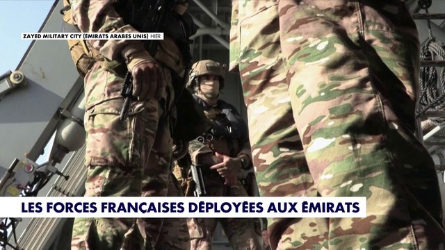 Les forces françaises déployées aux Émirats